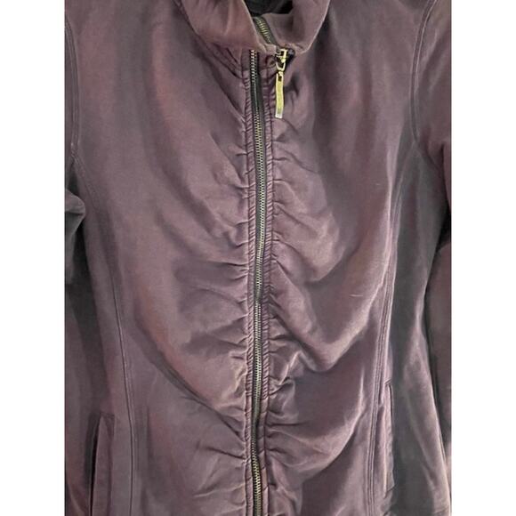 Calvin‎ Klein Size Large Performance Quick Dry Zip Up Jacket Purple - Picture 2 of 6